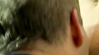 Tattooed thug receives blowjob from a fat cock sucker