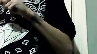 Tattooed thug receives blowjob from a fat cock sucker