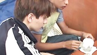 Amateur twinks are ready for anal smashing and cumshots
