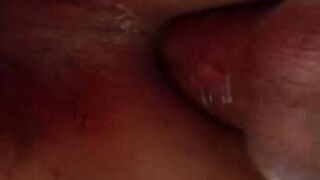 Skinny amateur anal stretched raw before massive cumshot