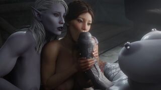 3D FUTA Fantasy + MK – Sindel XXX ◆ 4K Monster Cock