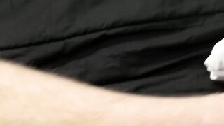 Kinky tattooed twink Dustin jerking off in passionate solo