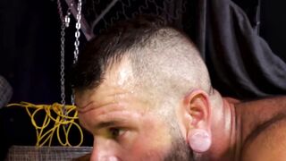 Horny Johnny Hill wears sexy jockstrap during raw fucking