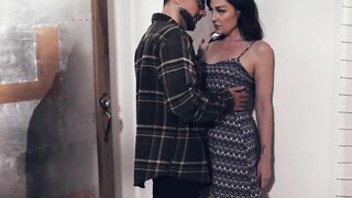 Hot teen Sovereign Syre gets warm cum all over her big tits