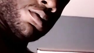 Mature homosexual receives cum in mouth after sucking BBC