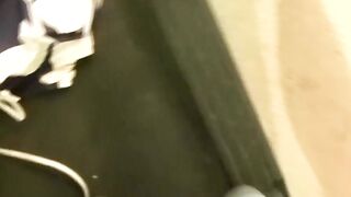 Fat american pervert strokes and sucks a big black cock