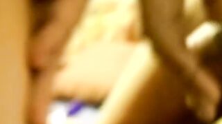 Fat american pervert strokes and sucks a big black cock