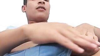 Raunchy homosexual Hernan gets busy with his ramrod