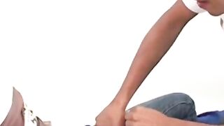 Skinny teen gets his petite ass licked in intense sixtynine