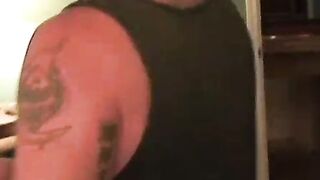 Mature tattooed senior fucked doggystyle after hot blowjob