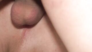 Bigtitted TS babe assfucking her lover after BJ