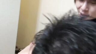 Japanese gay teens Fuji and Riku banging until hot climax