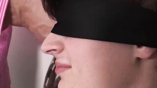 Muscle stud stepdaddy hammers thin ladylike stepsons butt