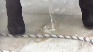 Japanese women shot peeing out in the open by fortunate voyeur