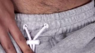 Sculpted Jay Wu solo masturbates until creamy cumwad fly and drips down his shaft