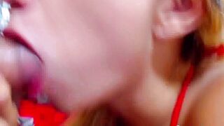 Wild Cock Sucking with Slim Babe