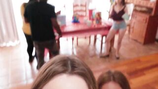 Two horny babes Jesse Pony and Ailee Anne take a wild threesome