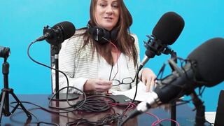 Hunky dude Johnny Love with a big dick is having passionate sex in the podcast