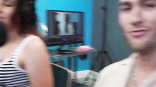 Hunky dude Johnny Love with a big dick is having passionate sex in the podcast