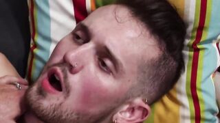 Handsome Christian Ace secret anal fuck with his beefy stepdad
