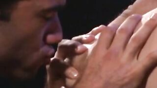 Jerek's huge cock stood at attention the entire time, a rigid counterpoint to his bea