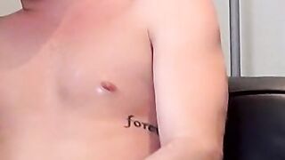 Touching myself while blowing smoke after a long day