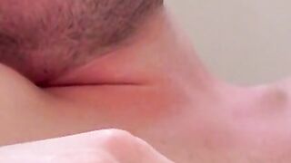 Touching myself while blowing smoke after a long day