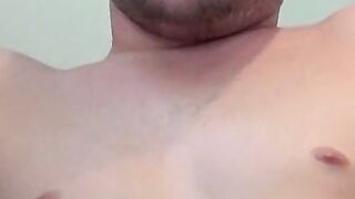 Touching myself while blowing smoke after a long day