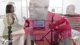 Bodacious interviewer moans while riding subjects BBC