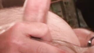 Horny chubby senor moans during passionate and hot anal play