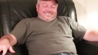 Horny chubby senor moans during passionate and hot anal play