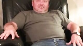 Horny chubby senor moans during passionate and hot anal play