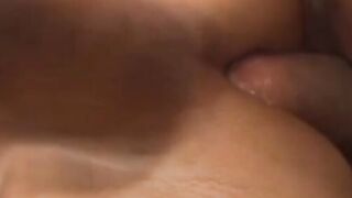 Sweet young Latino takes a big raw cock all the way in