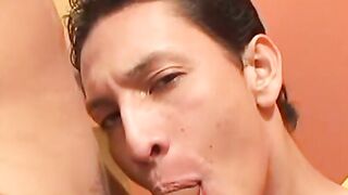 Sweet young Latino takes a big raw cock all the way in