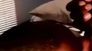 Mature man sucks black amateurs cock and tries his cum