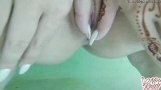 Long Titty Blonde Nina Kayy Ejaculates Under Water With Her Big Toy!