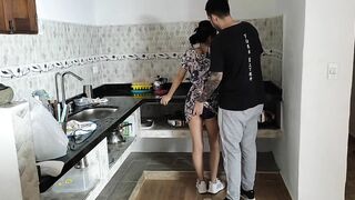 I banged a maid while she cooks