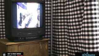 GIRLSWAY Kristen Scott Masturbates While Fantasizing Girls