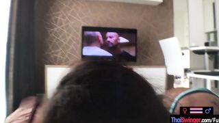 Bj from his adorable oriental 18 yo amateur lover filmed on camera