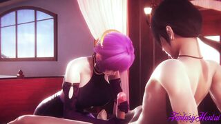 LOL KDA Cartoon - Evelyn Rough sex - Leage of Legend Japanese manga hentai porn