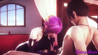 LOL KDA Cartoon - Evelyn Rough sex - Leage of Legend Japanese manga hentai porn