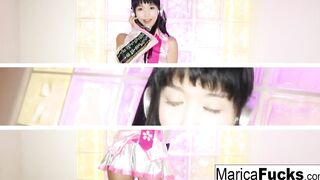 DJ Marica gets naked and shows off her Cutie body