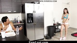 Daughter Knows to Satisfy Her Step Daddy
