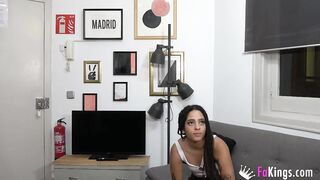 19yo Goddess with a JEALOUS bf makes her first porn casting