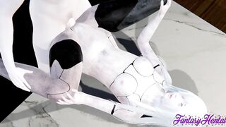 Nier Automata Anime - A2 Rough sex and receives multicum - Japanese eastern manga hentai game porn