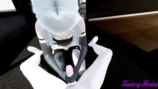 Nier Automata Anime - A2 Rough sex and receives multicum - Japanese eastern manga hentai game porn