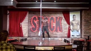 Black hunky stripper sucked by mature cock lover Pascal
