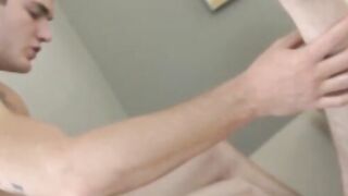 Hung jock Christian Wilde ass drilling in hot spitroast 3way