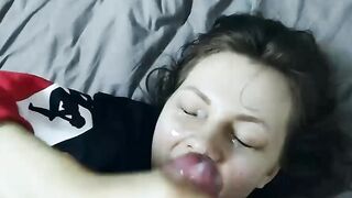 Messy Facials Compilation by Cute Amateu