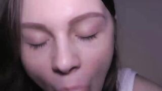Messy Facials Compilation by Cute Amateu